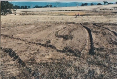 Rabbit Buster project in a landholder’s property in 1997 (Before)